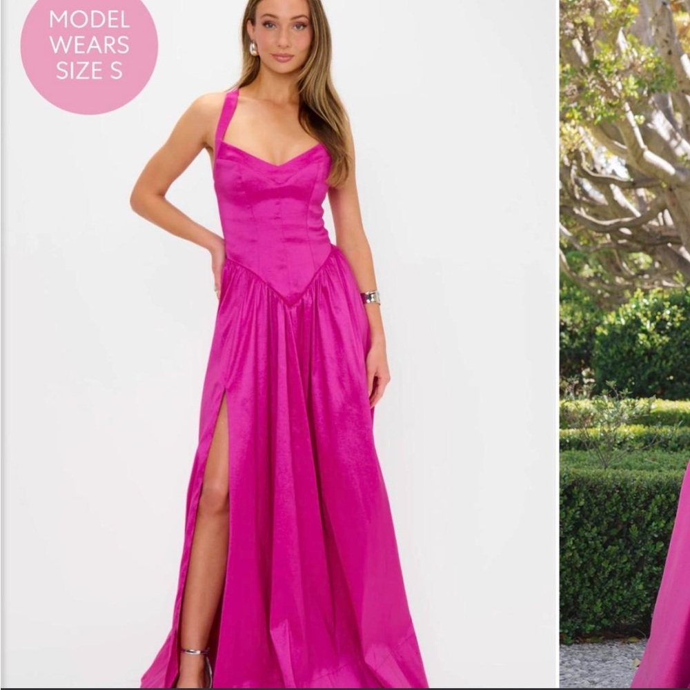 Show Me Your MuMu Fuchsia Gown
